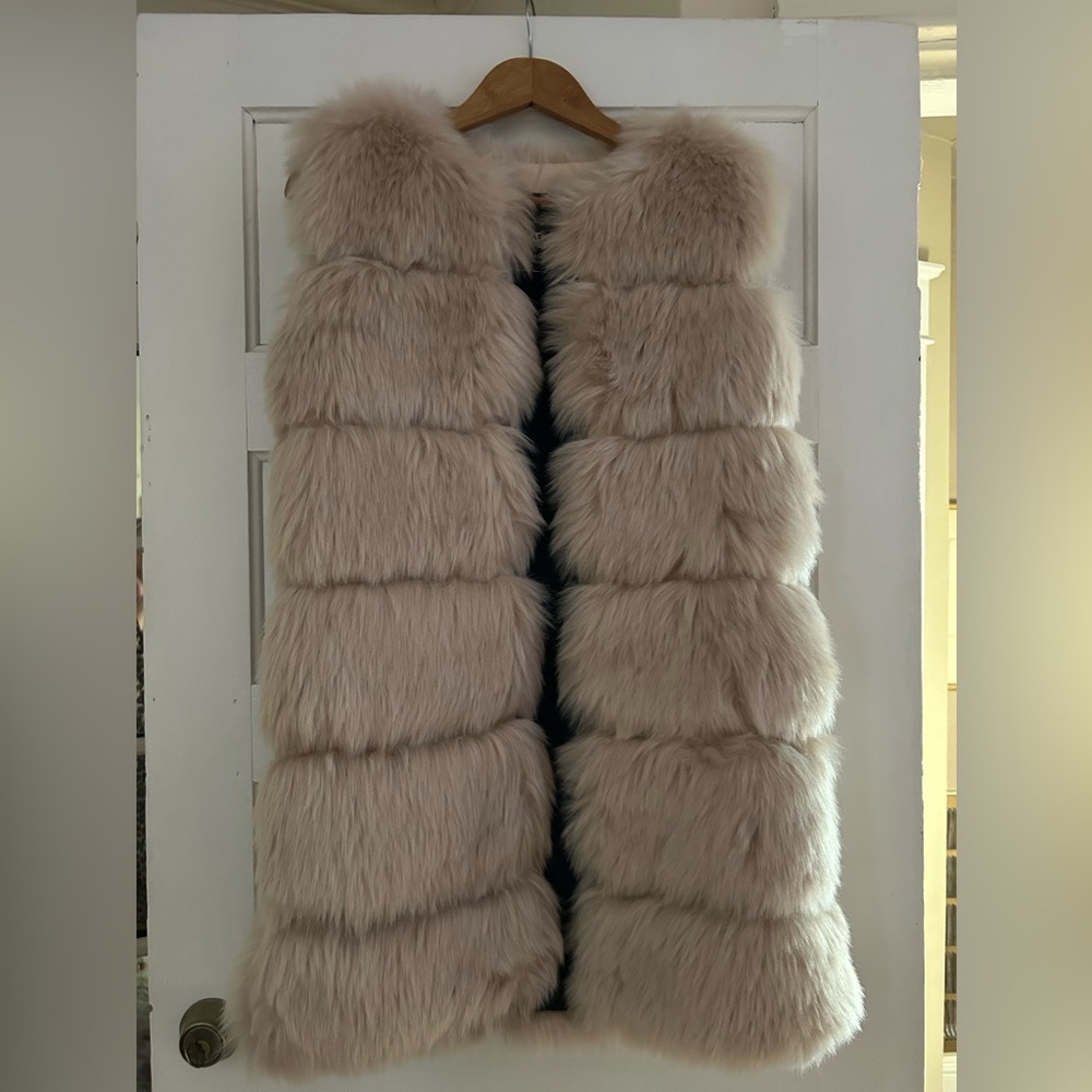 Faux Fur Long Vest